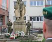 Príslušníci prvej brigády na oslavách oslobodenia miest Topoľčany a Partizánske