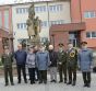 Príslušníci prvej brigády na oslavách oslobodenia miest Topoľčany a Partizánske