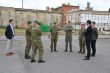 Slávnostný nástup príslušníkov 21. samohybného delostreleckého oddielu pri príležitosti prevzatia opravárenského stanu