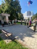Pietny akt kladenia vencov v Trnave  81. vroie SNP