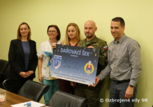 2. brig�da vzdu�n�ch s�l odovzdala finan�n� dar detskej nemocnici