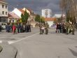 Kladenie vencov pri príležitosti výročia Oslobodenia  Hlohovca