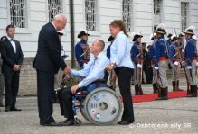 Paralympionici zložili sľub v Prezidentskom paláci