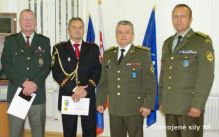Udelenie medailí VP príslušníkom PZ MV SR