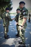 Nástup príslušníkov VP pri príležitosti ukončenia cvičenia ANAKONDA 16