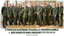 1.mechanizovaná brigáda si zvolila najlepšieho vojaka mužstva a poddôstojníka pre rok 2019