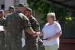 Slvnostn nstup prporu podpory velenia pri prleitosti 76. vroia SNP a 28. vroia stavy SR